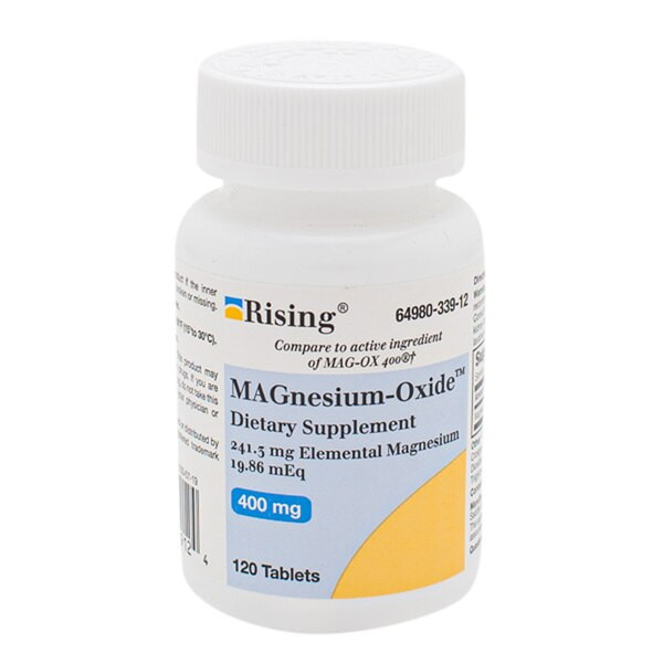Mag O Rising Pharmaceuticals 64980033912 Mag-Ox® Magnesium Oxide Tablets, OTC ...