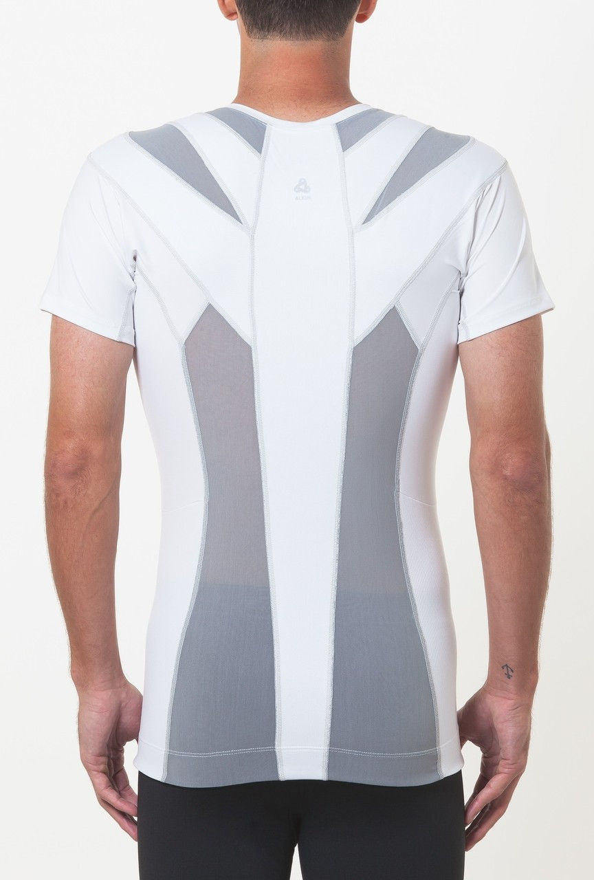 ALIGNMED Posture Shirt 2.0 Zipper for Men, White, X-Small : :  Clothing, Shoes & Accessories