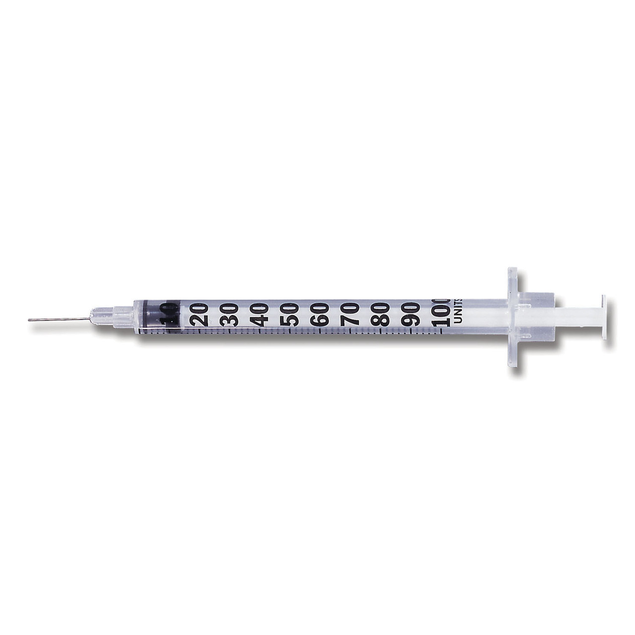 Insulin Syringe 1ml Permanently Attached Needle 27g X 5 8 In Self Contained U 100 Micro Fine Iv Orange 100 Bx 5 Bx Cs Continental Us Only Sold As Cs