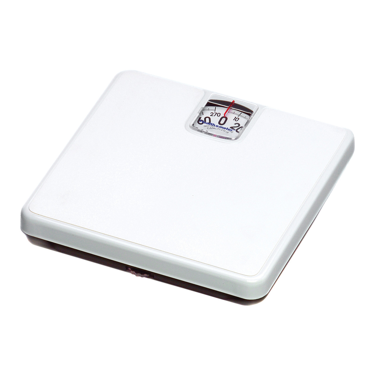 Health-O-Meter Mechanical Floor Scale 330lb Cap, White, Durable No-Skid Platform-1 Each 142KL