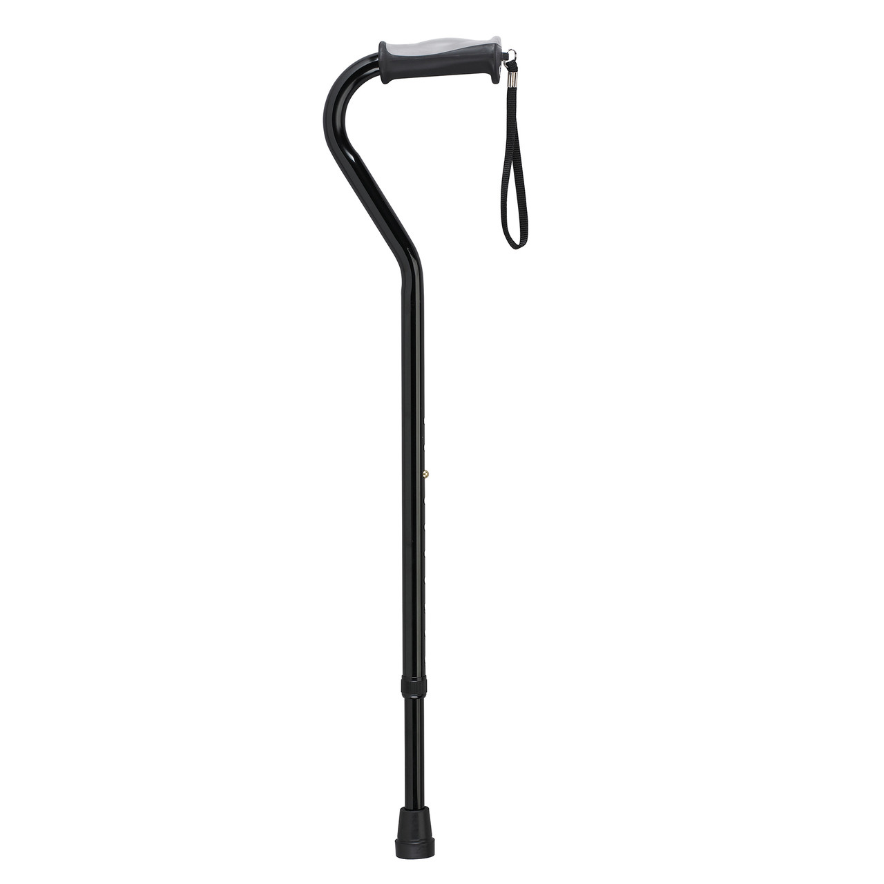 Rehab Ortho K Grip Offset Handle Cane with Wrist Strap