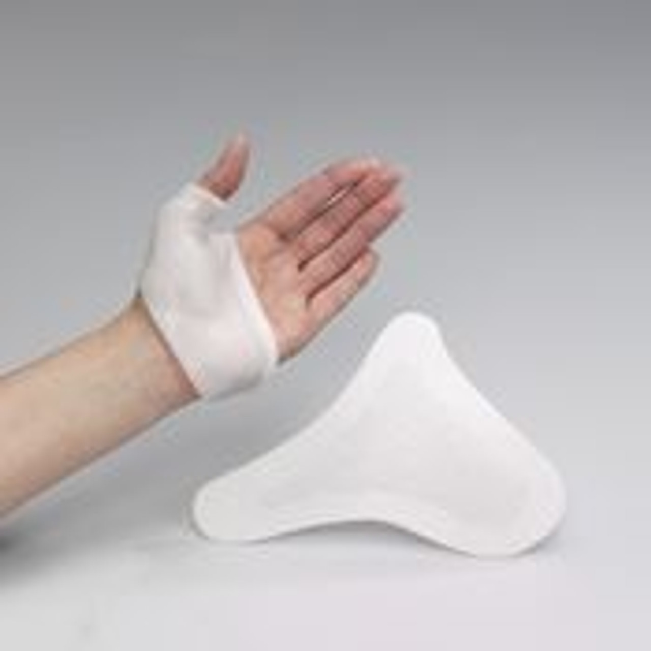 Patterson Medical 550411 Rolyan Hand-Based Thumb Spica Splint, Polyform-Optiperf 1/8 patterson-medical-550411-rolyan-hand-based-thumb-spica-splint-polyform-optiperf-1-8-3-2mm-white-small