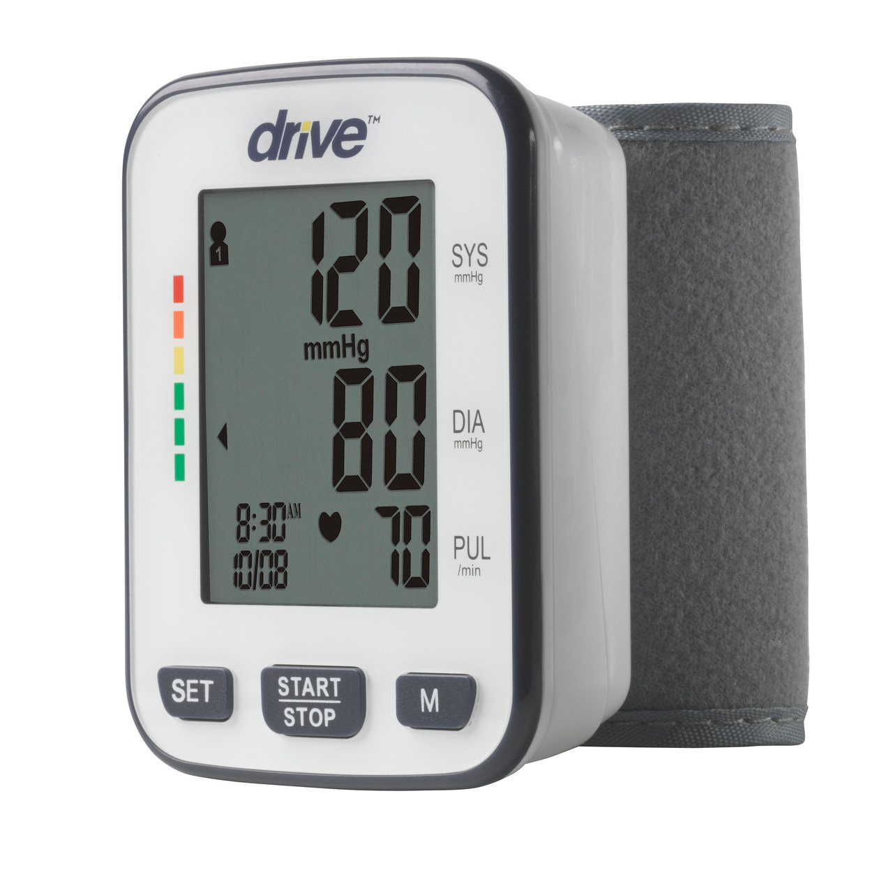 Drive Medical Automatic Deluxe Blood Pressure Monitor, White, Wrist