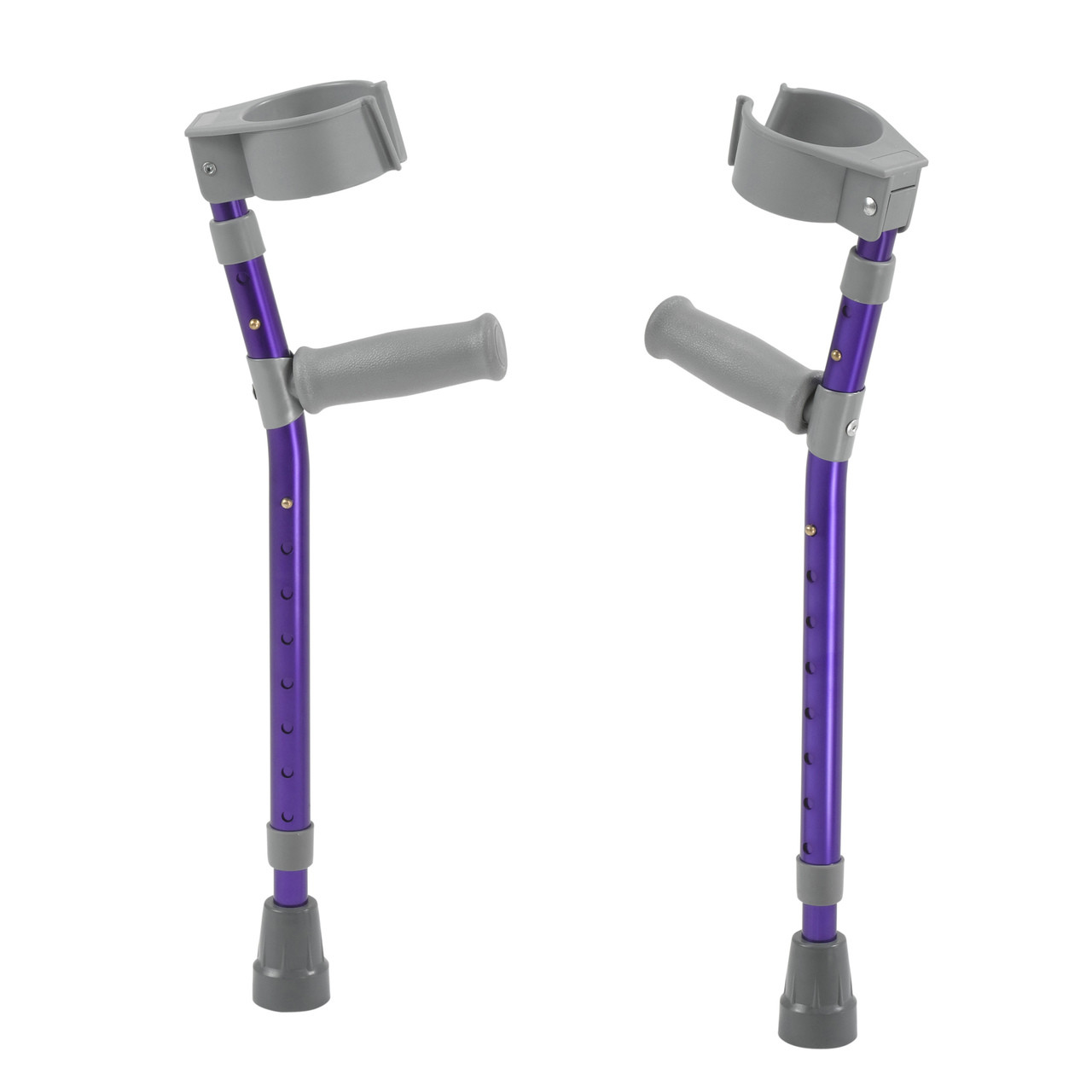 fc300-2gp Inspired by Drive Pediatric Forearm Crutches Large Wizard Purple  Pair