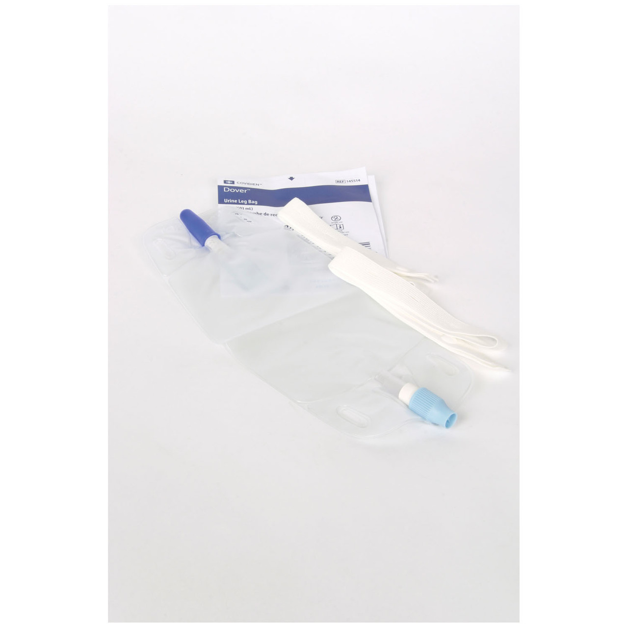 Cardinal Health HEALTH DOVER™ 145514 Urine Leg Bag, Medium, 17 oz