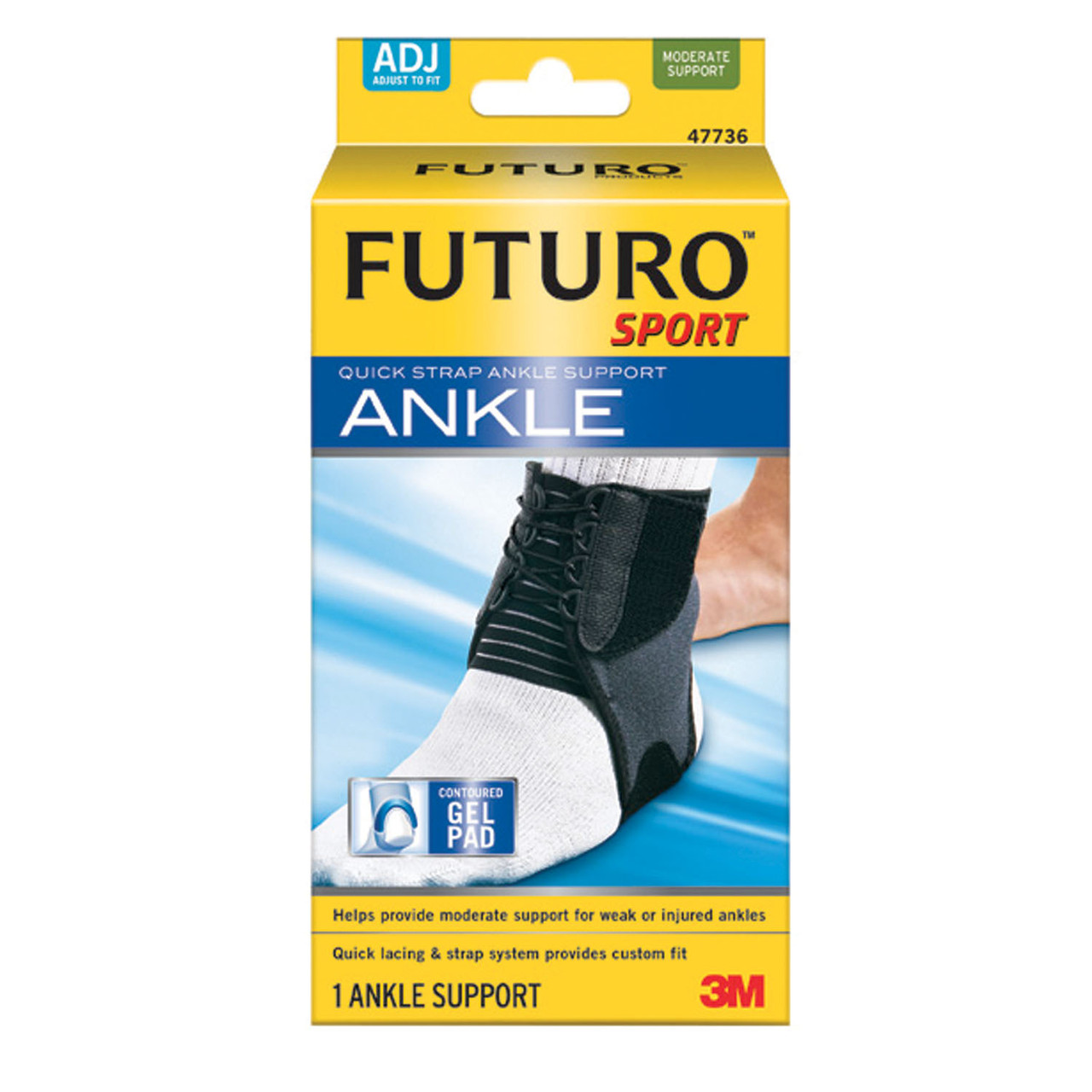 FUTURO™ Comfort Fit Compression Ankle Support, Adjustable