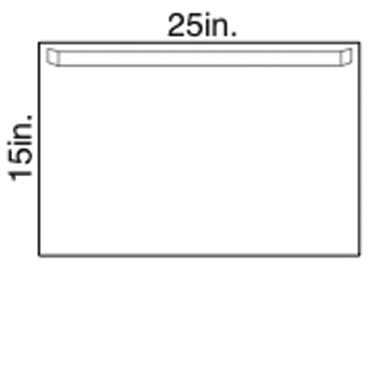 C・P　1001 HALYARD 89731 Utility Drapes w/ Tape 15in x 25in (2/Pack)(X
