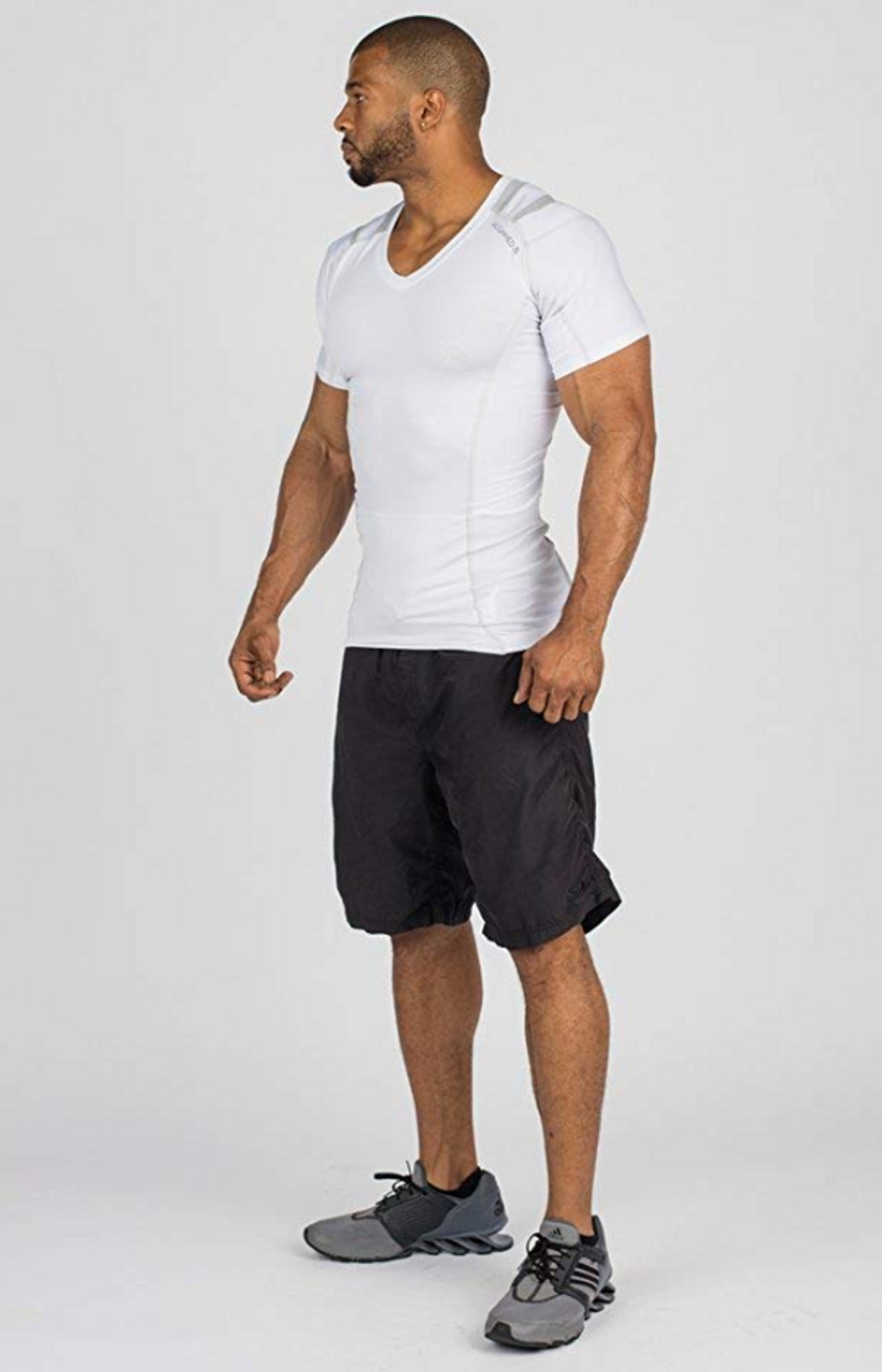  ALIGNMED Posture Shirt 2.0 Zipper - Mens - Black, X