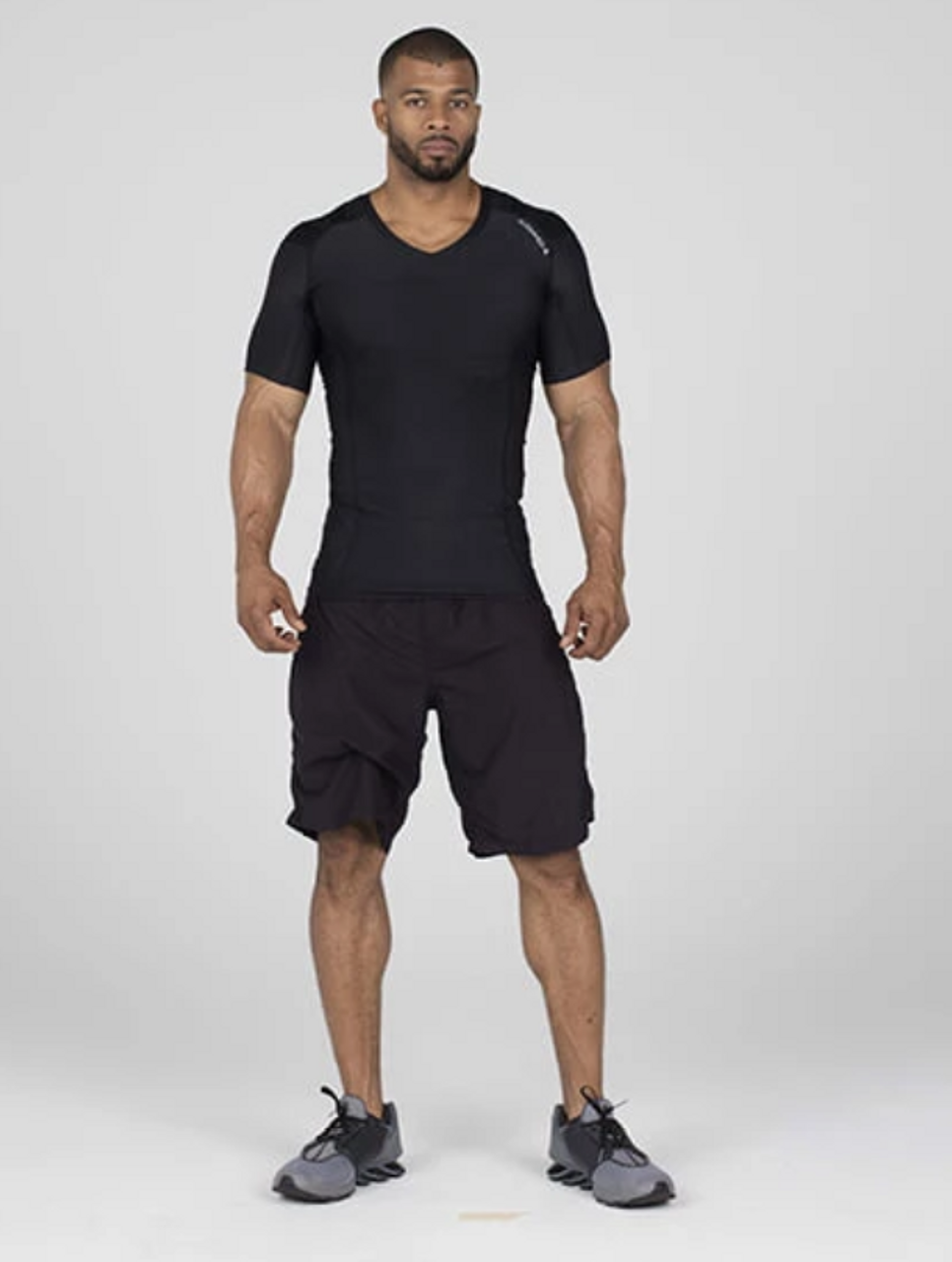 Men's Zipper Posture Shirt 2.0 // Black (L) - AlignMed Athletic