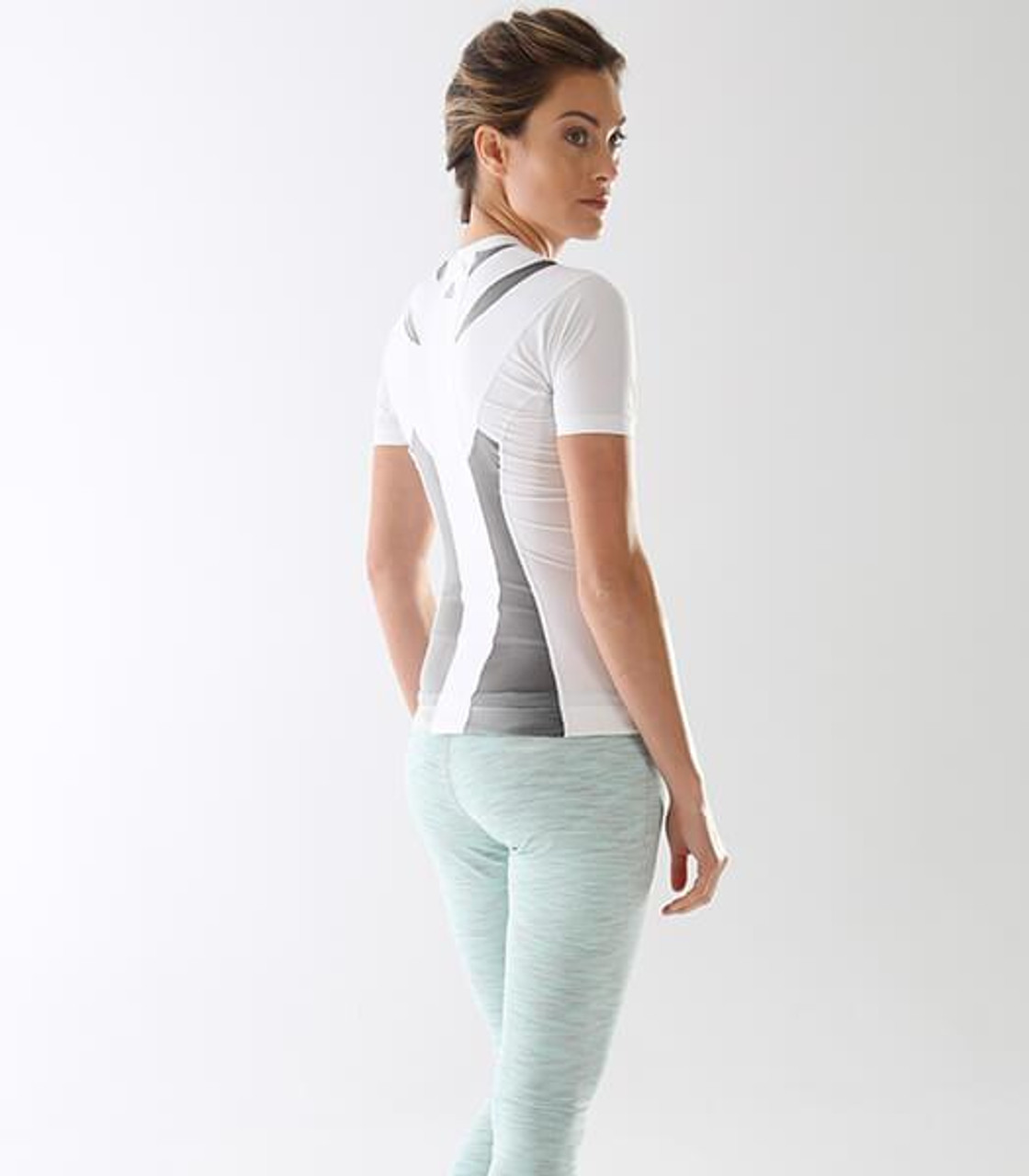 Women's AlignMed Posture Correcting Shirt 2.0 Neuroband White SMALL