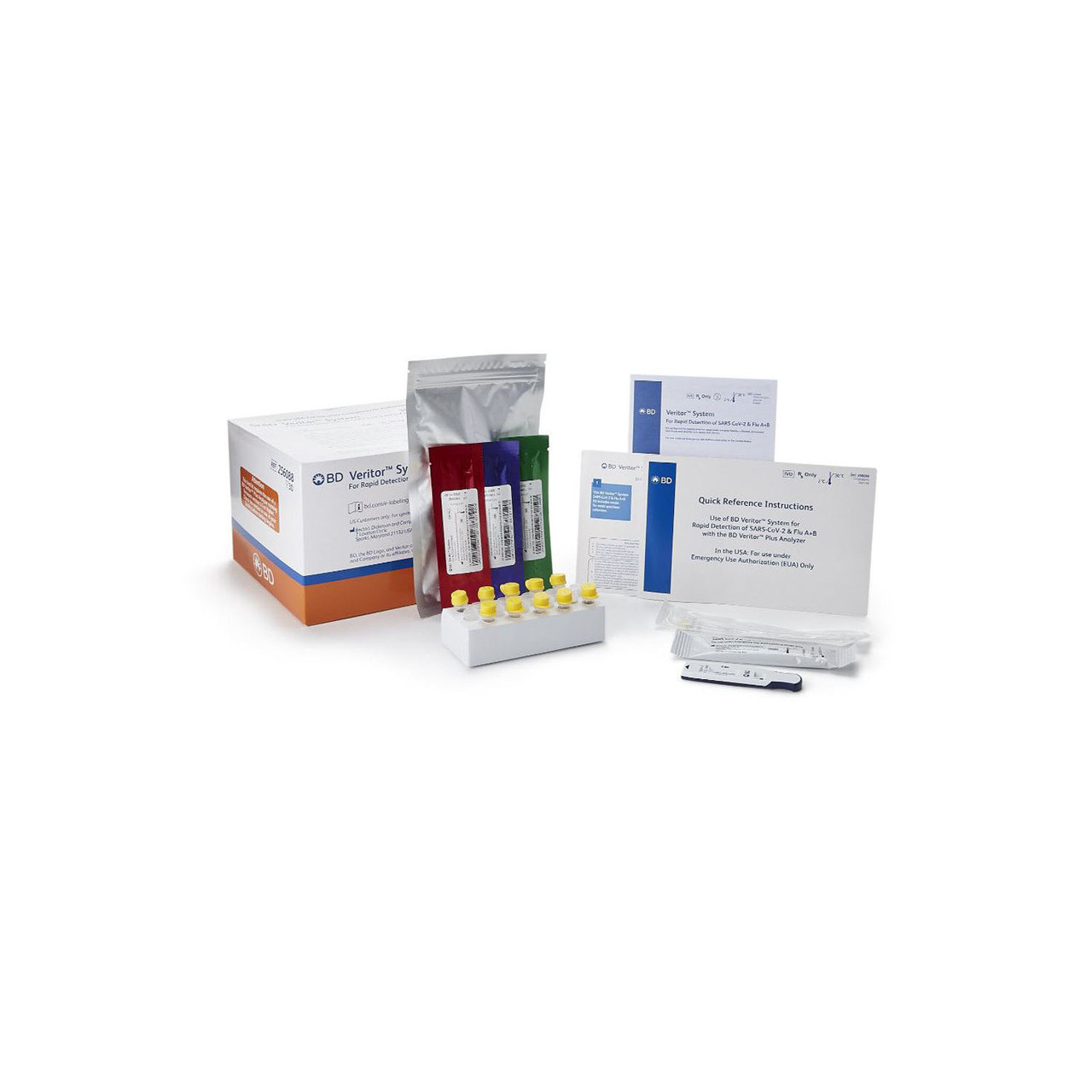 BD VERITOR™ 256088 Veritor SARS-CoV-2 & Flu A+B Assays, 30 tests/kit  (Short-Dated, Minimum Expiry Lead is 60 days; Non-cancellable;  Non-returnable; 