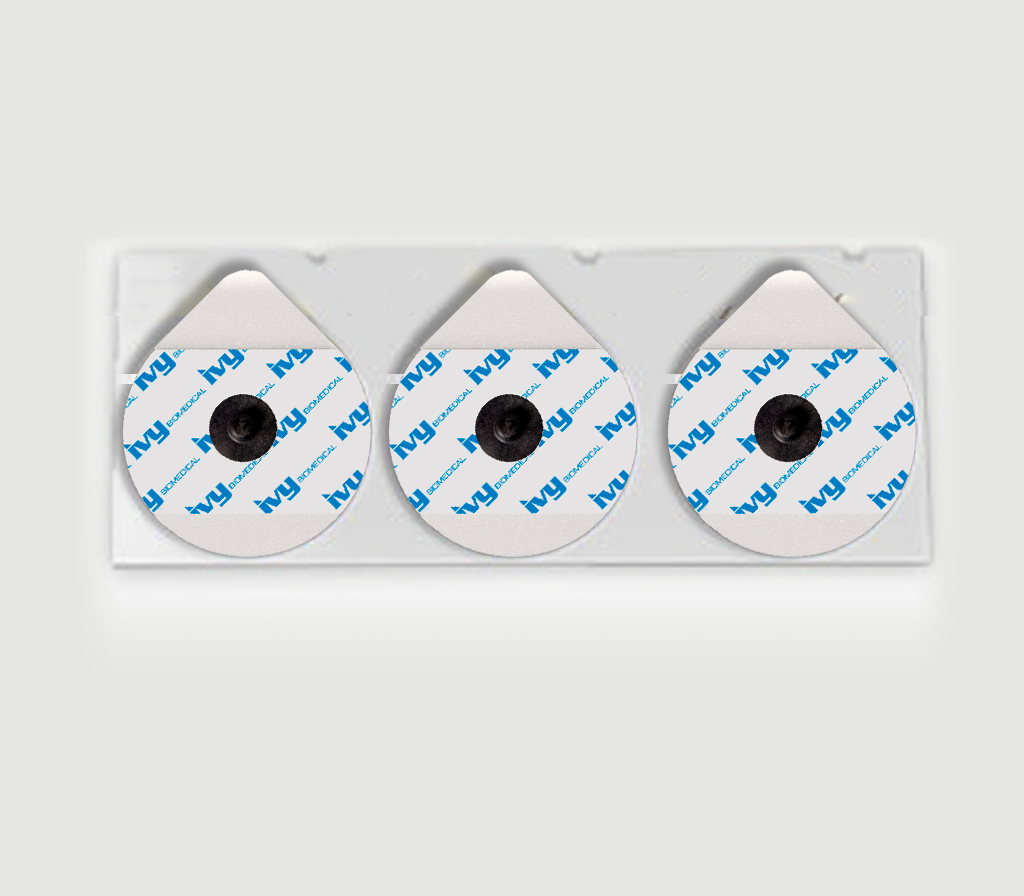 50-Pack Bio Protech Foam ECG/EKG Electrodes, 43x45mm - Great Value!