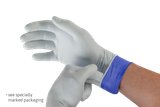 Ansell MICROFLEX LIFESTAR™ LSE-104-M Exam Gloves, Nitrile, PF, Latex-Free (LF), Textured Fingers, White Exterior/ Blue Interior, Medium, Non-Sterile, 100/bx, 10 bx/cs (50 cs/plt) (US Only) (Any glove product purchased after 4/10/26 is non-returnable 