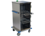 CDS-333-B Pedigo ENCLOSED SURGICAL CASE CART, SINGLE DOOR, TALL, STANDARD CASTERS, 29-1/2"W X 28-1/8"D X 56"H OVERALL OUTSIDE DIMENSIONS