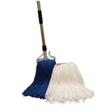 Pro Advantage ADVANTAGE® P123555 Wet Mop, Cut End, Microfiber, 1 1/4\in. Headband, Large, Blue, (DROP SHIP ONLY from Golden Star, Inc. - $100 minimum order for prepaid freight outside the Continental U.S., $100 dollar minimum order inside the Contine