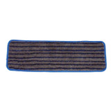 Pro Advantage ADVANTAGE® P128018 Wet Mop, Microfiber Scrubber Pad, Blue and Gray, 5\in. x 18\in., (DROP SHIP ONLY from Golden Star, Inc. - $100 minimum order for prepaid freight outside the Continental U.S., $100 dollar minimum order inside the Conti