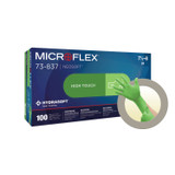 Ansell MICROFLEX® NEOSOFT™ 73837100 Exam Glove, Neoprene, X-Large, Size 9.5-10, Green, Powder-Free (PF), Latex-Free (LF), Non-Sterile, 100/bx, 10 bx/cs (US Only) (Any glove product purchased after 4/10/26 is non-returnable until further notice based 