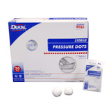 Dukal Corporation 9552 Pressure Dots, 1\in., Sterile, 2/pk, 50 pk/bx, 10 bx/cs (36 cs/plt) , case