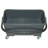Pro Advantage ADVANTAGE® P121026 Charging Bucket with And Casters, 6 Gallon, Gray (DROP SHIP ONLY from Golden Star, Inc. - $100 minimum order for prepaid freight outside the continental U.S., $100 dollar minimum order inside the continental U.S.) , e