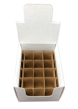 Gebauer Company 100433 4-Pack Shipper Box, Universal, w/Dividers, 25bx/pk , pack