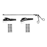 Integra Miltex 28-302 Biopsy Forceps, 14\in. Rotating Shaft, Ring Handle, Straight 4 x 8mm Bite, Basket , each