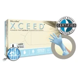 Ansell MICROFLEX XCEED® XC-310-XL Exam Gloves, PF Nitrile,Textured Fingertips, Blue, X-Large, 230/bx, 10 bx/cs (60 cs/plt) (US Only) (Any glove product purchased after 4/10/26 is non-returnable until further notice based on the current volatility in 
