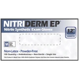 Innovative Healthcare Corp., Inc. NITRIDERM® 182100 Gloves, Exam, Nitrile, Small, Chemo, Extended Cuff, Blue, Non-Sterile, Powder-Free (PF), Textured, 5.5 mil, 100/bx, 10 bx/cs (70 cs/plt) (Any glove product purchased after 4/10/26 is non-returnable 