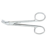 Integra Miltex 9-124 Wire Cutting Scissors, 4¾\in., One Serrated Blade, Angled to Side , each