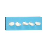 Dukal Corporation 10673 Cherry Sponge, ½\in., C-5® Holder, Sterile, 5/bg, 100 bg/cs , case