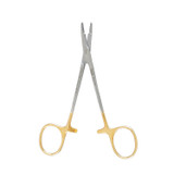 Integra Miltex 8-14TC Olsen-Hegar Needle Holder, 4¾in., Serrated, Extra Delicate, Carb-N-Sert T.C. Jaws , each