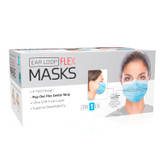 Dukal Corporation ULM-6181 Flex Mask, Level 1, Ear-Loop, Blue, 50/bx, 20 bx/cs , case
