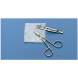 Busse Hospital Disposables, Inc. 718 Suture Removal Set, Metal Forceps, 4\in., Sterile, Sterile, 50/cs (90 cs/plt) , case