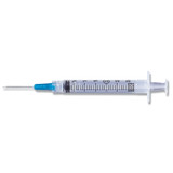 BD 309571 Syringe/ Needle Combination, 3mL, Luer-Lok™ Tip, 23G x 1\in., 100/bx, 8 bx/cs (Continental US Only) , case