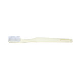 Dukal Corporation TB40I Toothbrush, 39 Tuft, Ivory Handle, Rounded White Nylon Bristles, 144/bx, 10 bx/cs , case