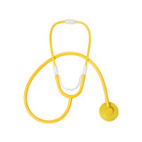 Dukal Corporation 1115 Stethoscope, Single Head, 22\in., Yellow, Disposable, 10/bx, 10 bx/cs (40 cs/plt) , case