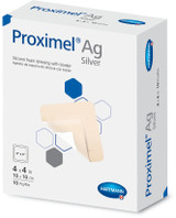 Hartmann USA, Inc. 15500000 Ag Silicone Foam Dressing with Border, Sacral, Small, 5/bx, 10 bx/cs , case