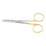 Integra Miltex 5-304TC Iris Scissors, 4½\in. Straight, Carb-N-Sert , each