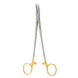 Integra Miltex 8-100TC Heaney Needle Holder, 8½\in., Carb-N-Sert, Serrated , each