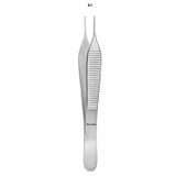 Integra Miltex MH6-120 Tissue Forceps, 4¾\in., 1x2 Teeth , each