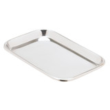 Integra Miltex 3-926 Mayo Tray, Size 10, Non-Perforated, 10\in. x 6½\in. x 23/32\in. , each