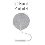 566581 Performance Health Metron Cloth Electrodes, 2" Round - 4/pk