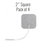 566583 Performance Health Metron Cloth Electrodes, 2" Square - 4/pk