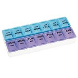 554844 Performance Health Apex Twice-a-Day Weekly Pill Organizer