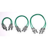 564762 Performance Health Thera-Band Replacement Items, 18" Green Replacement Tubing with Clips (sold in pairs)