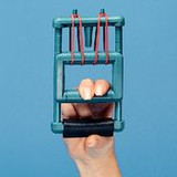 5247 Performance Health Thumb & Finger Exercisers, Finger Helper, Teal