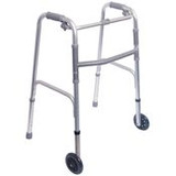 565488 Performance Health Single Button Walker, 5" Wheels