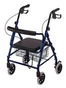 565479 Performance Health Ultralight Hemi Aluminum Rollator, Blue