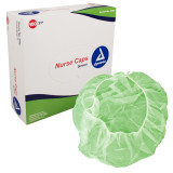 2102 Dynarex Nurse Cap or 21In Green 5/100/CA