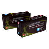 2324 Dynarex Glove Black Latex Exam P/F X-Large 10/100/CA
