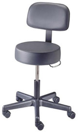 22500B Brewer Company Value Plus Stool, Pneumatic, 17 in. -22 1/4 in. , Backrest